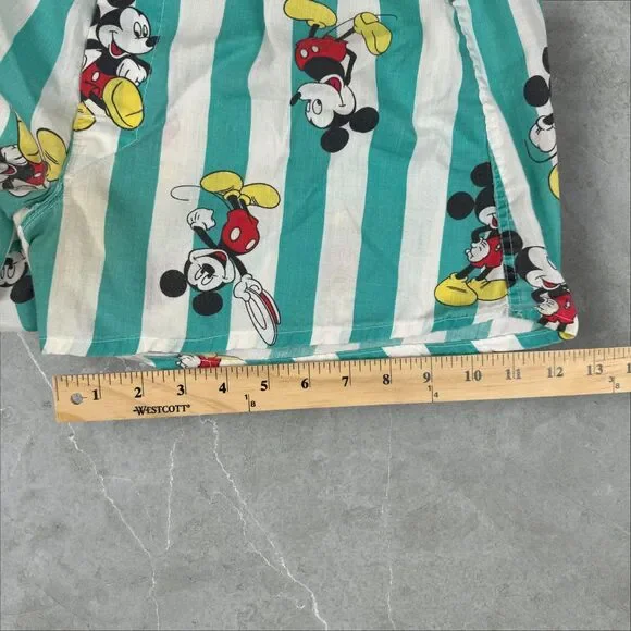 Vintage Walt Disney Mickey Mouse Striped It's A Boxer Shorts Made In USA - Large - Picture 6 of 7